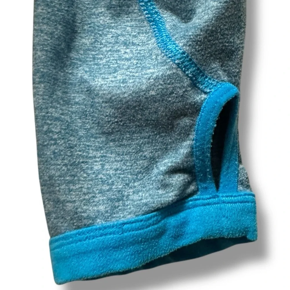 Nike Blue Heather Element Dri-Fit Half Zip Pullover Women's L Running Athleisure
